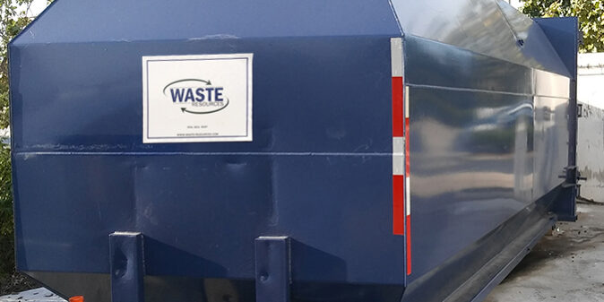 Trash compactors for Broward County businesses: a self-contained compactor from Waste Resources