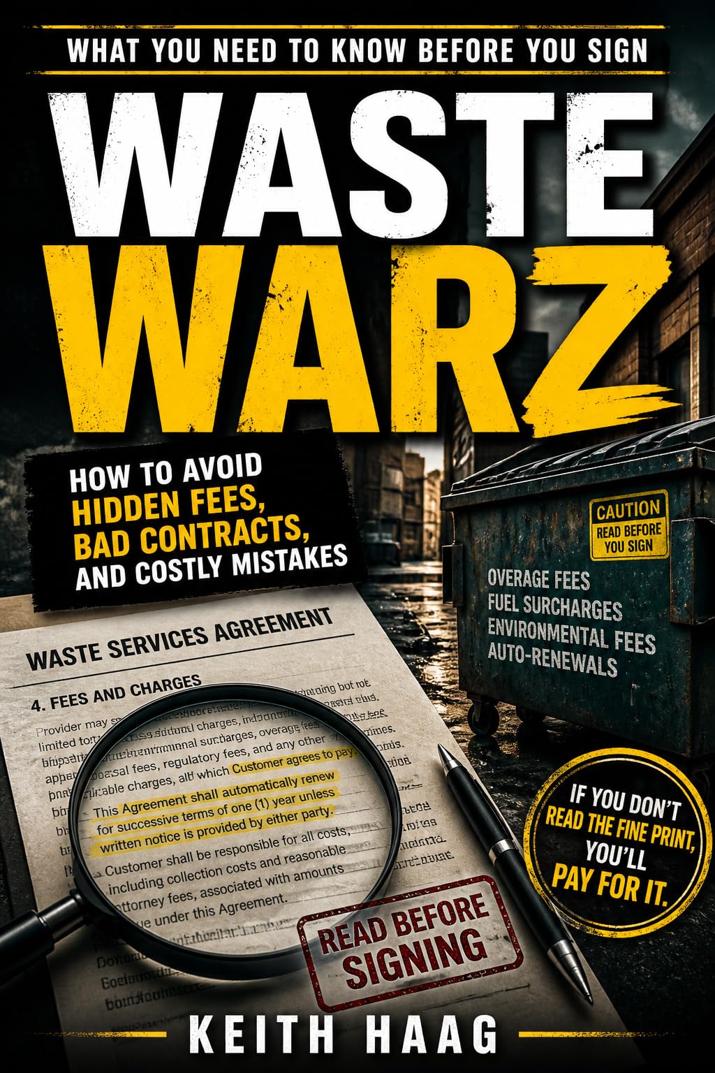Waste Warz by Keith Haag — book cover